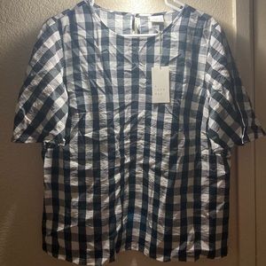 A New Day Plaid Buffalo Check Top